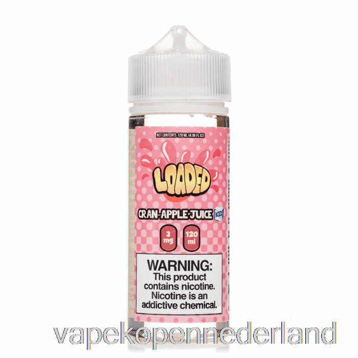 Vape Nederland Iced Cran Apple - Geladen E-vloeistof - Meedogenloos - 120ml 3mg